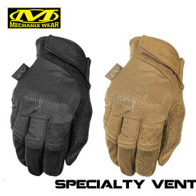 【メカニクス】手袋 Specialty Vent ベント カバート（Covert）/コヨーテ（Coyote）［MechanixWear Mechanix メカニクスウェア 黒 ブラック サバイバルゲーム サバゲー バイクグローブ バイク カッコイイ 保護手袋 作業 軽作業 訓練 演習 MSV-55 MSV-72］