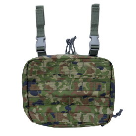 【戦人】チェストポーチIII［senjin 陸上自衛隊 自衛隊 迷彩 戦人 Senjin ミリタリー アーミー タクティカル サバゲー アウトドア バッグ バック MOLLEシステム モールシステム コーデュラ CORDURA］