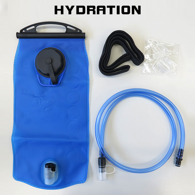 ランニングバッグ マラソンリュック ハイドレーションバッグ 1L 給水袋付き ハイキングトレイル サイクリングリュック