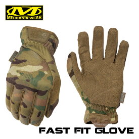 【メカニクス】手袋 FastFit ファストフィットマルチカム（MultiCam）［MechanixWear Mechanix メカニクスウェア サバイバルゲーム サバゲー バイクグローブ バイク カッコイイ 保護手袋 作業 軽作業 マルチカモ 迷彩 カモ camo 訓練 演習 FFTAB-78］