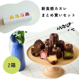 まとめ買いでお得！カヌレアソート4個入(2箱/3箱/10箱セット）｜SETRE Caneleギフト　スイーツギフト　カヌレギフト　お祝やお礼、内祝に洋菓子ギフト　引菓子、焼菓子　お取り寄せ　手土産や誕生日プレゼント　送別ギフト　景品