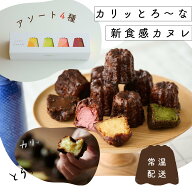 セトレのカヌレ　アソート4個入り(プレーン・抹茶・ラズベリー・珈琲）SETRE Caneleスイーツギフト　カヌ…