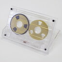 オープンリール風カセットテープ 46分 マットゴールド