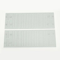 ミニ四駆 ローラー幅出しドリリングプレート Ver2.0