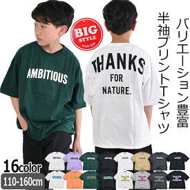 【送料無料】SHISKY シスキー 半袖 Tシャツ キッズ BIGシルエット ゆったりサイズ プリント Tシャツ バックプリントtシャツ 半袖シャツ 男の子 女の子 子供服110cm 120cm 130cm 140cm 150cm トップス BIGスタイル ジュニア かっこいい 半袖tシャツ 大きめ 綿