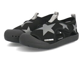 【SALE】【CONVERSE】KIDS CVSTAR SANDAL 3SD362 BLACK キッズ CV スター サンダル ブラック 水陸両用 スポーツサンダル ビーチサンダル ベルクロ シューズ 靴 子供 ジュニア 夏