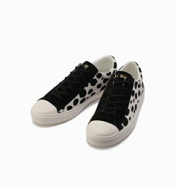 【SALE】【CONVERSE】ALL STAR COUPE DM-FUR OX WHITE/BLACK コンバース オールスター クップ ダルメシアン ファー ローカット ホワイト/ブラック レディース メンズ スニーカー アニマル柄 大人靴 犬 白 黒