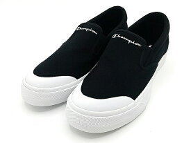 【SALE】【Champion】CP BC02 BASIC COURT SLIP BLACK チャンピオン スニーカー ブラック　スリッポン