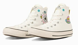 【CONVERSE】ALL STAR TAMAGOTCHI HI 1SD757 ホワイト オールスター タマゴッチ HI コンバース カジュアル たまごっち コラボ ハイカット 白色　WHITE 大人靴