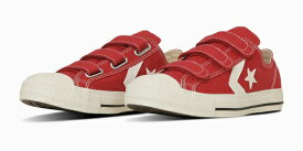 【CONVERSE】1SE465 CXP V-3 OX RED コンバース シェブロン＆スター レッド CX PRO-250 スニーカー メンズ レディース ローカット ベルクロ