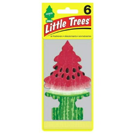芳香剤 リトルツリー エアフレッシュナー Little Trees ウォーターメロン Watarmelon 6枚パック
