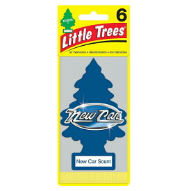 Little Trees リトルツリー エアフレッシュナー New Car ニューカー 6枚パック Made in USA 車用 芳香剤