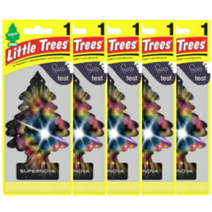 Little Trees ���g���c���[ �G�A�t���b�V���i�[ �ނ艺���� �F���� SuperNova �X�[�p�[�m���@ USDM 5���Z�b�g