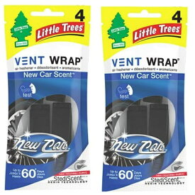 リトルツリー Vent Wrap ヴェントラップ・New Car ニューカー 2個セット