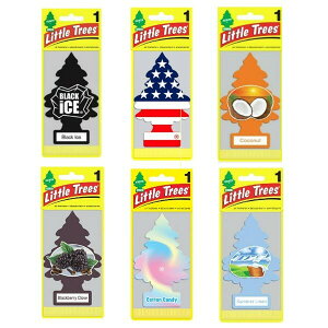 ���g���c���[ �G�A�t���b�V���i�[ Little Trees �l�C BEST USDM 6���Z�b�g Made in USA �ԗp �F����