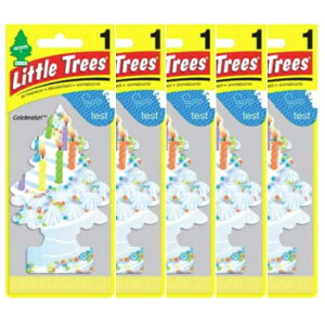 Little Trees ���g���c���[ �G�A�t���b�V���i�[ Celebrate �Z���u���C�g 5���Z�b�g USDM Made in USA �ԗp �F����