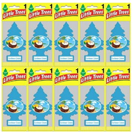 リトルツリー エアフレッシュナー Little Trees カリビアン・コラーダ 10枚セット USDM Made in USA 車用 芳香剤