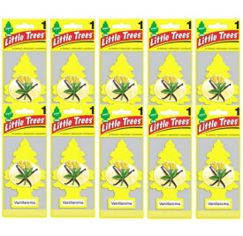 リトルツリー エアフレッシュナー Little Trees バニラロマ 10枚セット Made in USA 車用 芳香剤