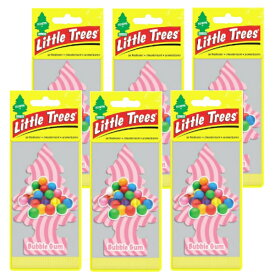 Little Trees リトルツリー エアフレッシュナー Bubble Gum バブル・ガム 6枚セット