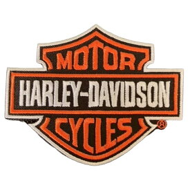 ハーレーダビッドソン ワッペン バー＆シールド ロゴ 刺繍 パッチ