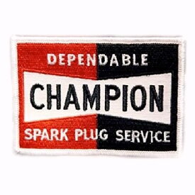 チャンピオン 刺繍ワッペン CHAMPION SPARK PLUG
