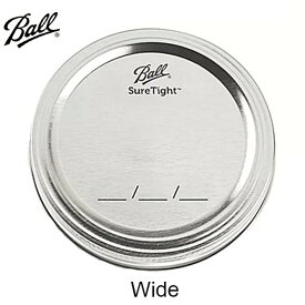 Ball社メイソンジャー用 交換用ふた ワイドマウス用 リッド＆バンド