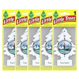 Little Trees リトルツリー エアフレッシュナー True North トゥルー・ノース 5枚セット Made in USA 車用 芳香剤