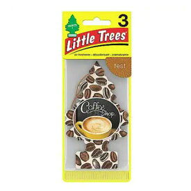 Little Trees リトルツリー エアフレッシュナーCOFFEE SHOP コーヒーショップ 3枚パック 芳香剤 USDM Made in USA 車用