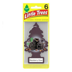 リトルツリー エアフレッシュナー Little Trees Blackberry Clove ブラックベリークローブ 6枚パック