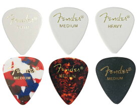 Fender Classic Celluloid ギターピック 351