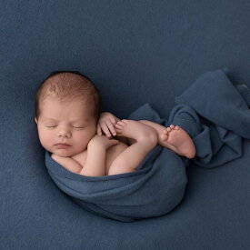 ニューボーンフォト おくるみ ラップ セット 撮影 布 ストレッチ 新生児 写真 赤ちゃん お包み 毛布 ブランケット ベビー 道具 (セットには毛布と布が含まれています) (グレー)