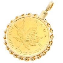 楽天市場】メイプルリーフ金貨 中古（ペンダントトップ｜レディース  