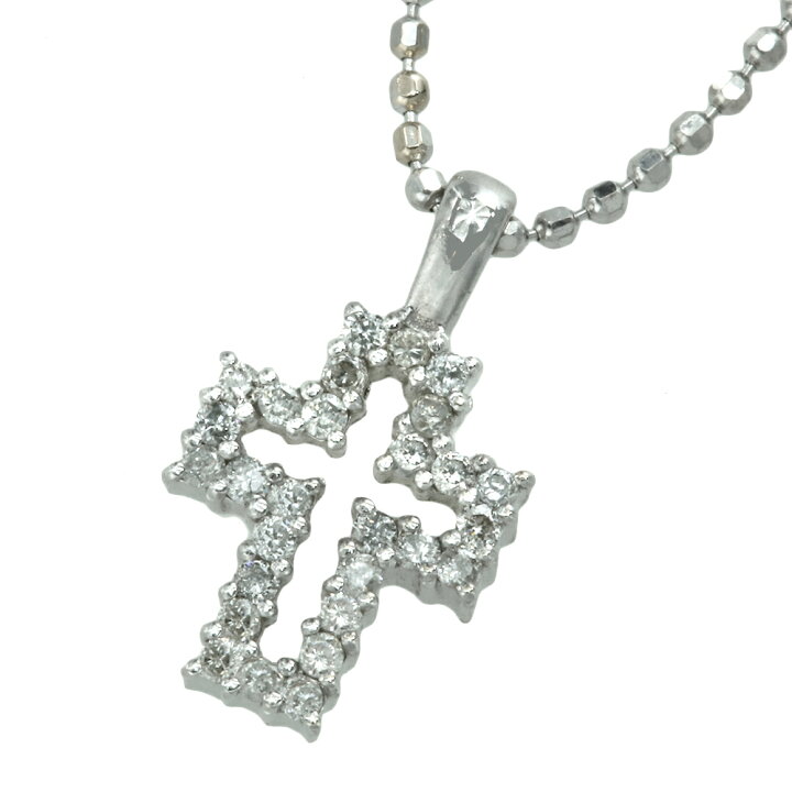 楽天市場】【本物保証】 新品同様 クロス 十字架 ネックレス 約2.2g 