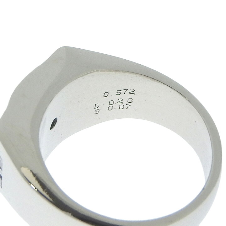 楽天市場】【本物保証】 新品同様 リング Pt900 ダイヤモンド 0.572ct  