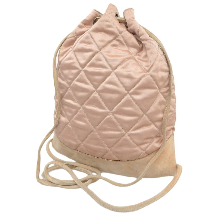 楽天市場】【本物保証】 シャネル CHANEL ロゴ 巾着 リュックサック 