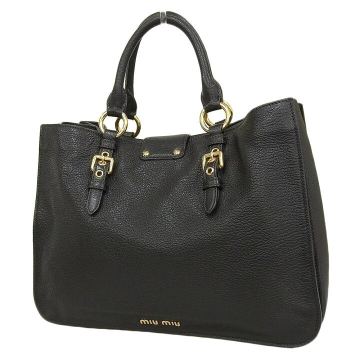 楽天市場】【8/1 P2倍】【本物保証】 布袋付 美品 ミュウミュウ MIUMIU 