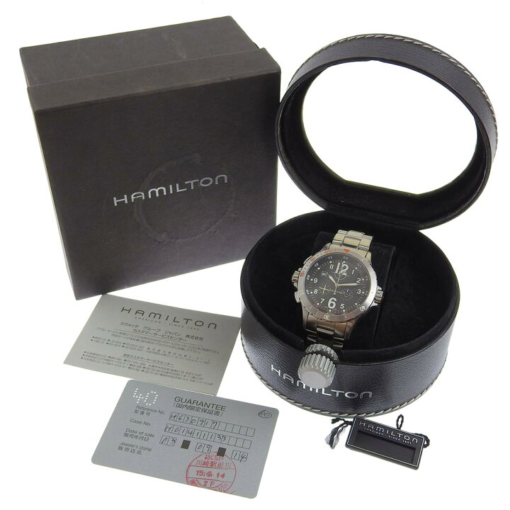 楽天市場】【本物保証】 保・箱付 新品同様 ハミルトン HAMILTON 