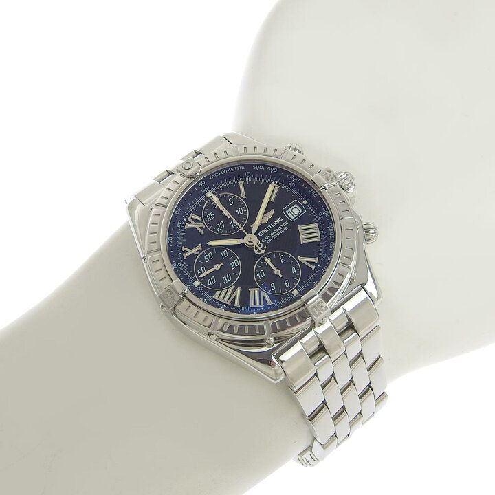 楽天市場】【本物保証】 新品同様 ブライトリング BREITLING クロノ  
