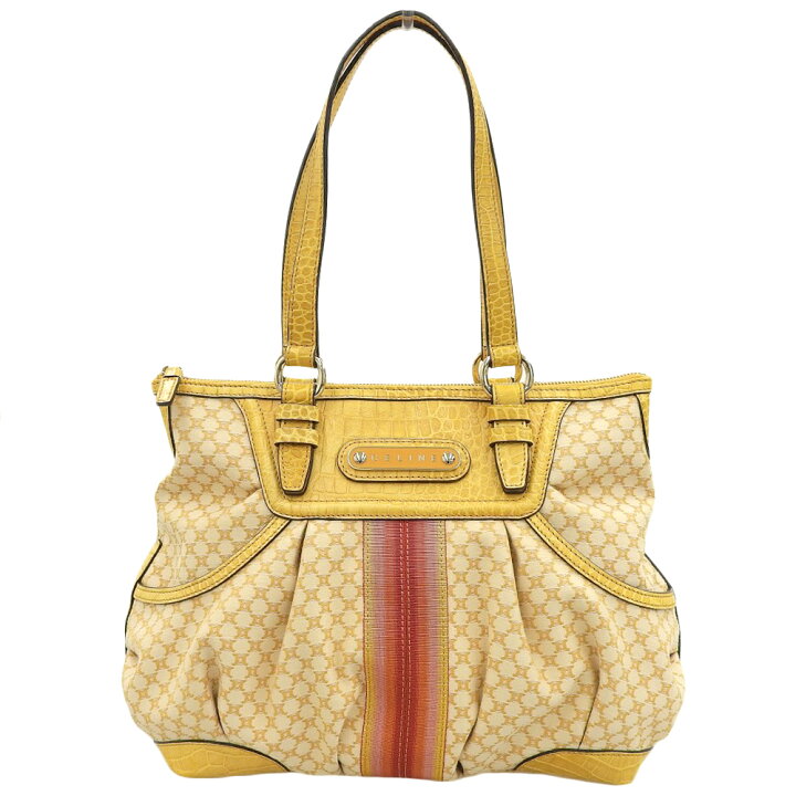 楽天市場】【本物保証】 超美品 セリーヌ CELINE マカダム柄  