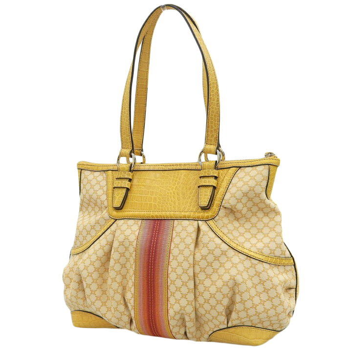 楽天市場】【本物保証】 超美品 セリーヌ CELINE マカダム柄 
