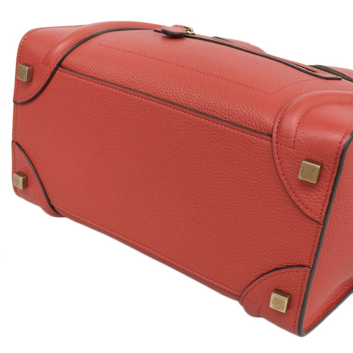 楽天市場】【本物保証】 超美品 セリーヌ CELINE ラゲージ マイクロ 