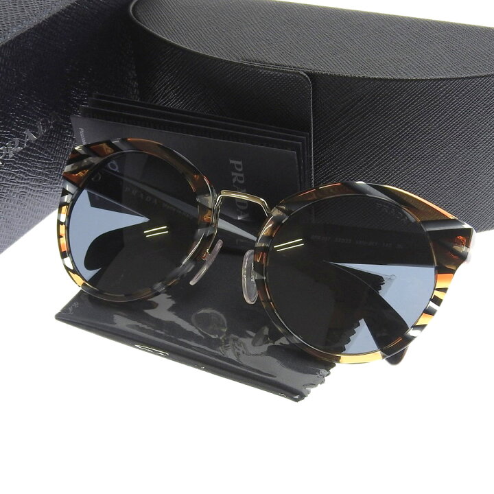 楽天市場】【8/1 P2倍】【本物保証】 美品 プラダ PRADA べっ甲柄  