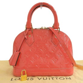 【本物保証】 布袋付 美品 ルイヴィトン LOUIS VUITTON モノグラムヴェルニ アルマBB 2WAYバッグ ローズリッチ M90259 【中古】
