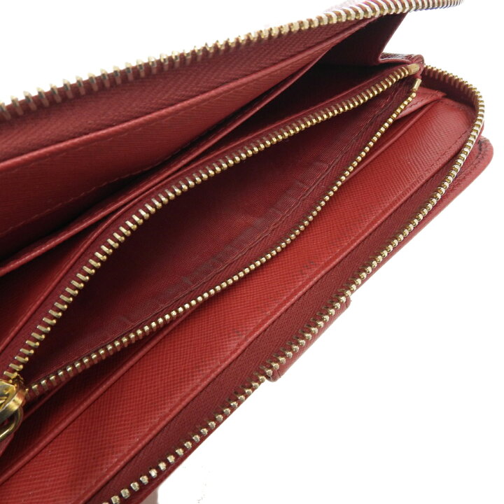 PRADA プラダ サフィアーノレザー財布 1M1349 長財布ニ折小銭入付き  
