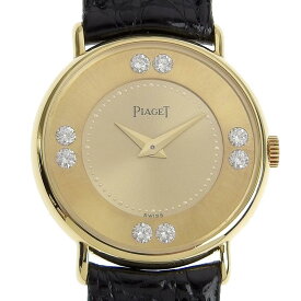 【8/1 P2倍】【本物保証】 超美品 ピアジェ PIAGET レディース 手巻き 腕時計 8ポイントダイヤモンド 4642 2021/05 OH済 21.8g 上品 おしゃれ 【中古】