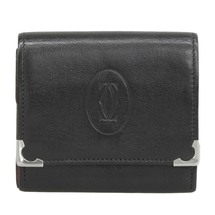 楽天市場】【本物保証】 超美品 カルティエ CARTIER 小銭入れ ロゴ  