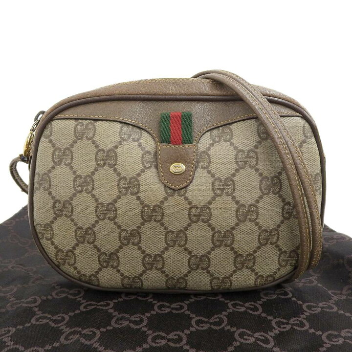 楽天市場】【本物保証】 布袋付 グッチ GUCCI オールドグッチ シェリー 