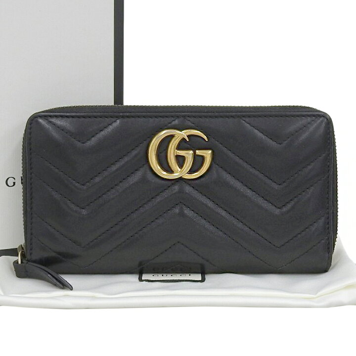 楽天市場】【本物保証】 箱・布袋付 グッチ GUCCI GGマーモント 