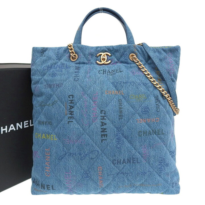 楽天市場】【本物保証】 箱付 新品同様 シャネル CHANEL マキシ  