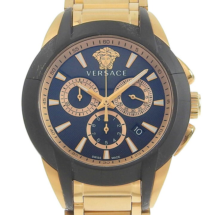 楽天市場】【本物保証】 箱・保付 超美品 ヴェルサーチ VERSACE メンズ 